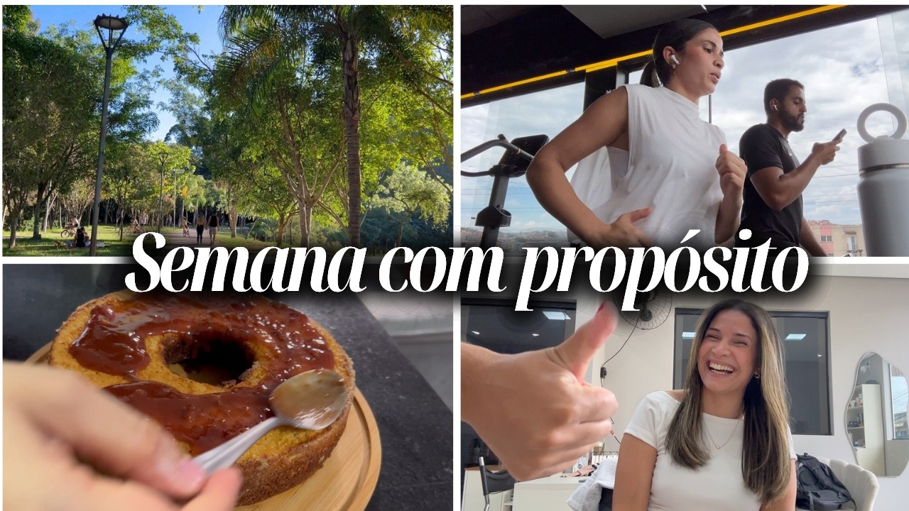 Constância mesmo quando não é fácil | vlog da minha semana
