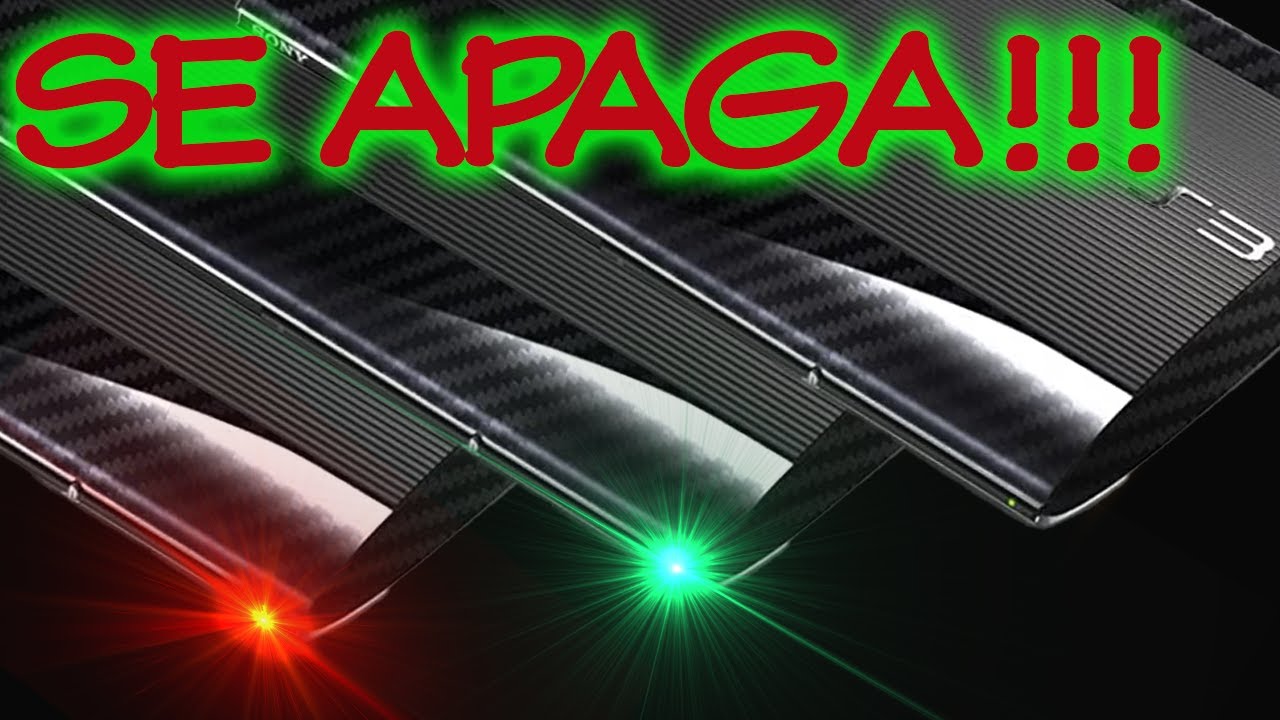 PS3 Super Slim LUZ ROJA VERDE  se apaga FALLA en la fuente