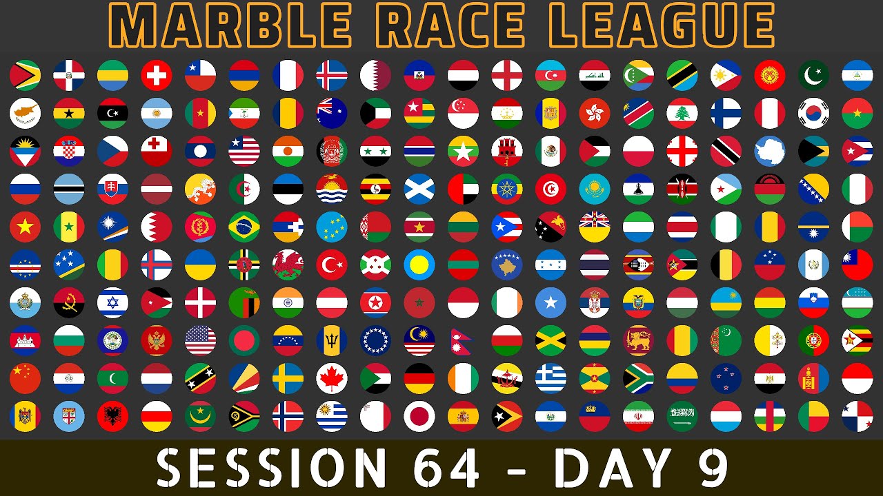 Marble Race League Session 64 Day 9 ~ 200 Countries