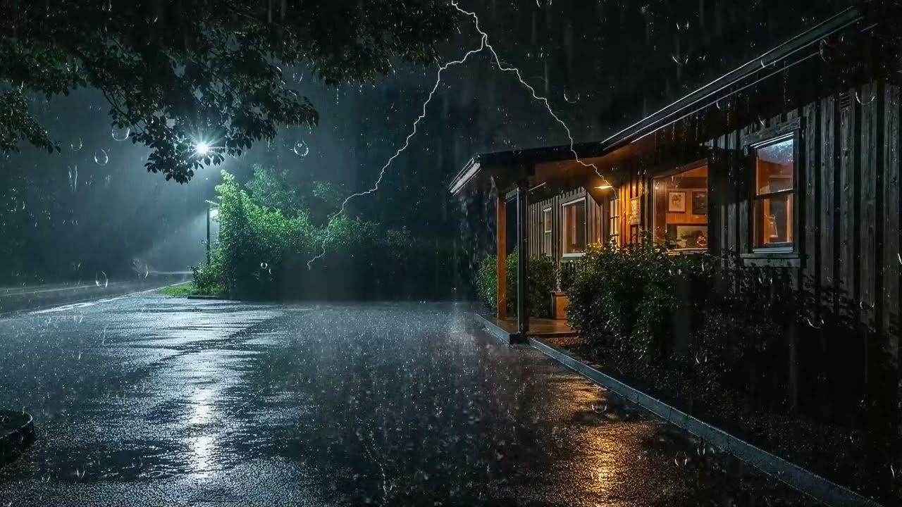 Fall Asleep in 3 Minutes ⛈️ Deep Thunderstorm Sounds for Sleep, Stress & Anxiety Relief