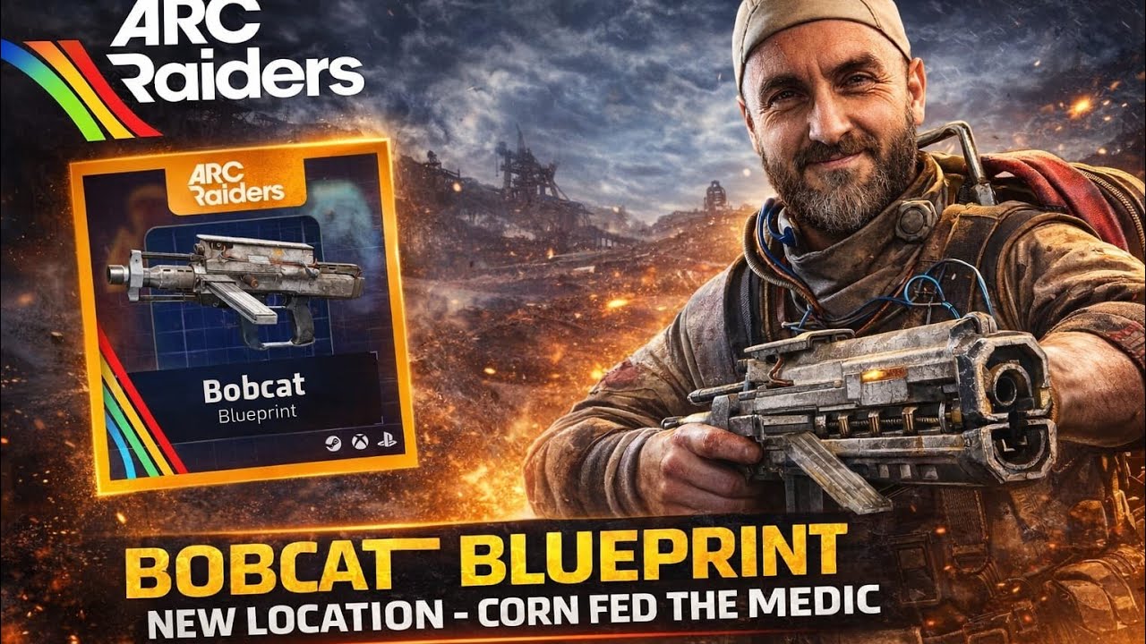 Arc Raiders - Bobcat Blueprint New Location - Corn Fed The Medic