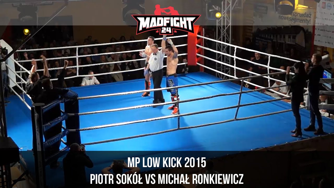 Piotr Sok&oacute;ł vs Michał Ronkiewicz - MP Low Kick Kobyłka / Wołomin 2015
