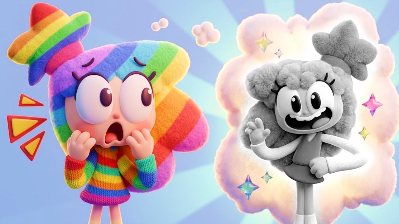 So Many Colors! Funny Cartoons about Colors For Kids | Shiny Box TV