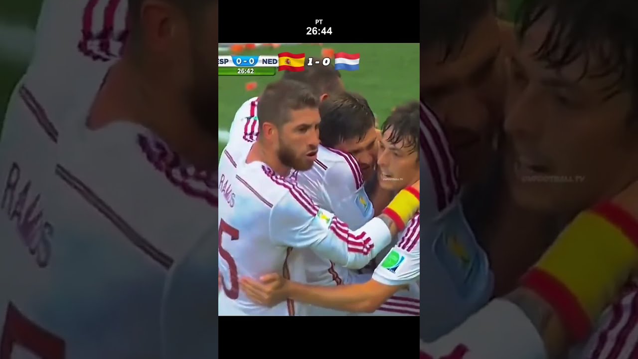 Pa&iacute;ses Bajos 5-1 Espa&ntilde;a - Fase de Grupos Mundial Brasil 2014 #shorts #viral