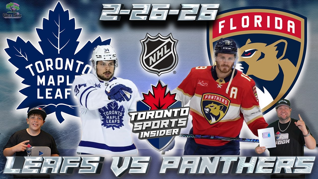 Toronto Maple Leafs vs Florida Panthers LIVE 🔴 | NHL LIVE Stream Reaction & Play By Play