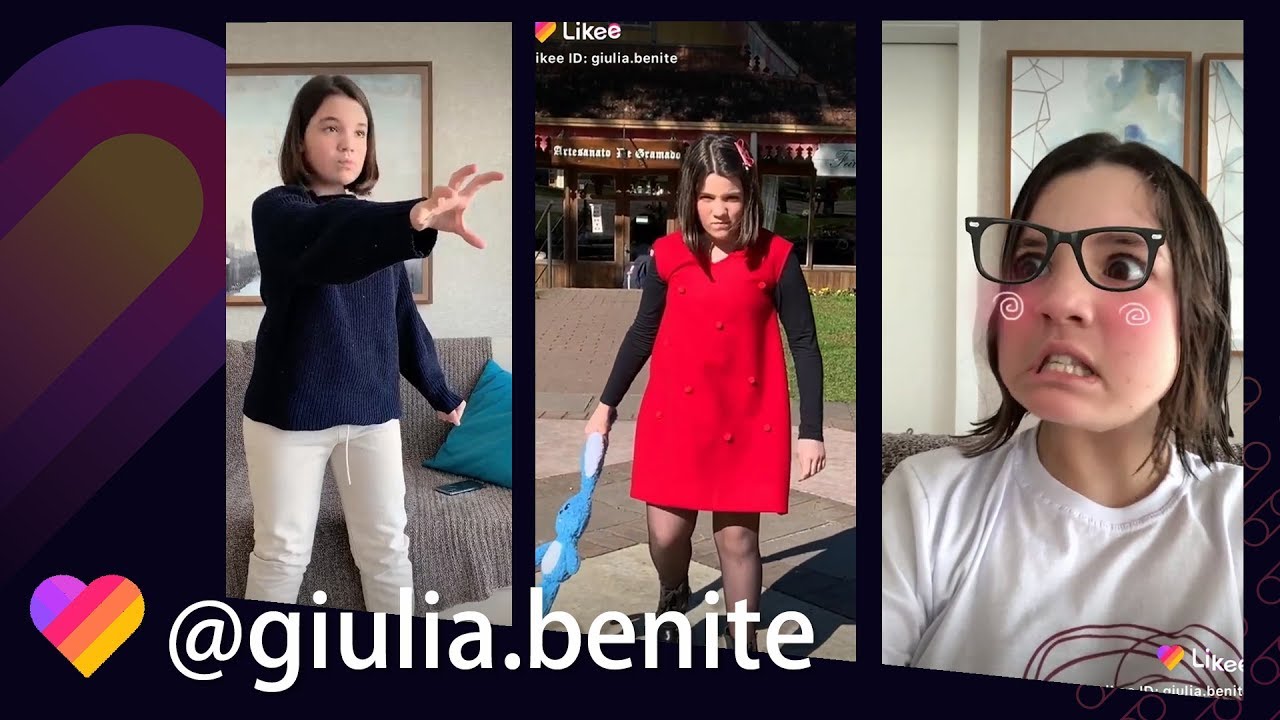 Compilado dos melhores v&iacute;deos da Giulia Benite | Likee App | Likee Brasil