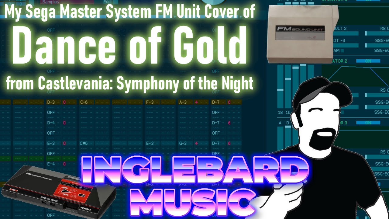 My Sega Master System FM Unit Cover of Dance of Gold from Castlevania Symphony of the Night