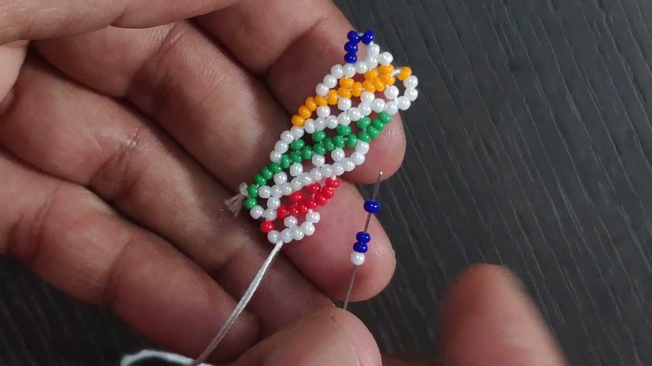 Hand embroidery Dal moti square kese banaya jata hai /Dal moti square