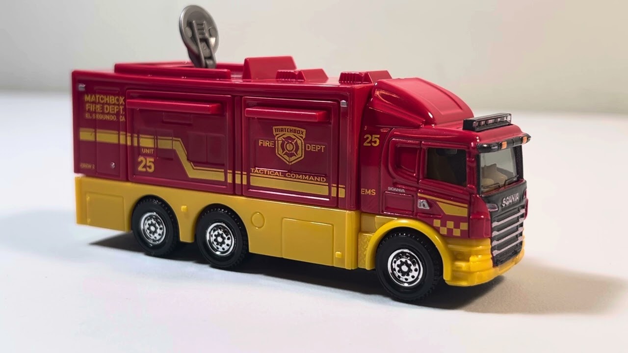 Matchbox Working Rigs Scania Tactical Command Center 2025
