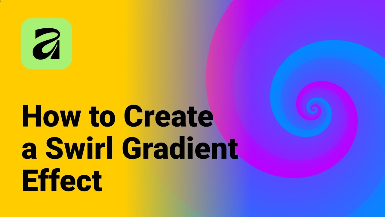 How to Create a Swirl (Circular) Gradient Effect in Affinity 