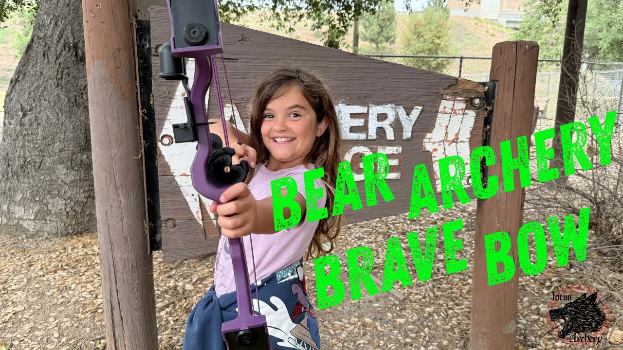 Bear Archery Brave Youth Bow Review | Beginner Compound Bow for Kids, Youth Archery Setup & Test
