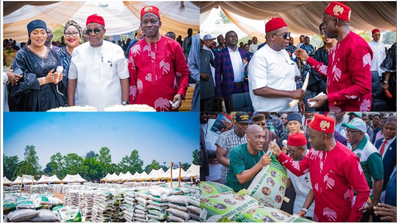 EMEKA OFFOR @65. GOV SOLUDO ATTENDS THE BIRTHDAY AS EMEKA OFFOR DOLES OUT PALLIATIVES TO NDI ANAMBRA