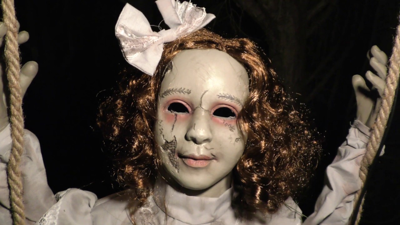 Every day is Halloween Unboxing of the swinging decrepit doll #spirithalloween #ghosthighway