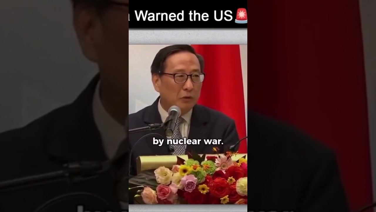 China Warns US: Nuclear War Threat #shorts
