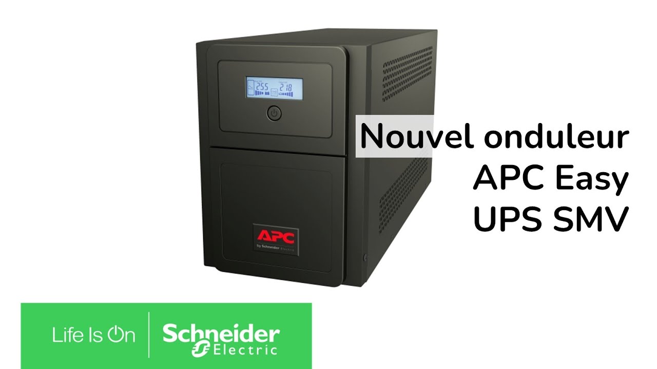 D&eacute;couvrez le nouvel onduleur APC Easy UPS SMV