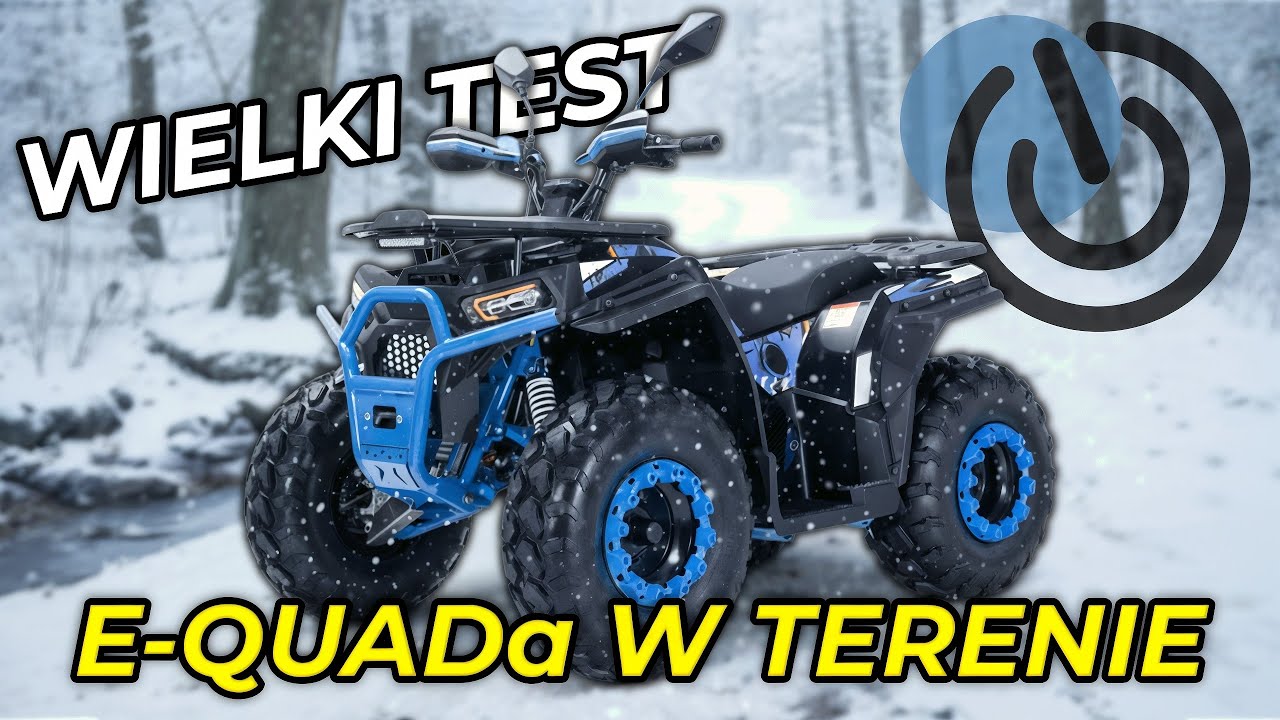 HP20 E-Quad 6000W - JAZDA TESTOWA W TERENIE!