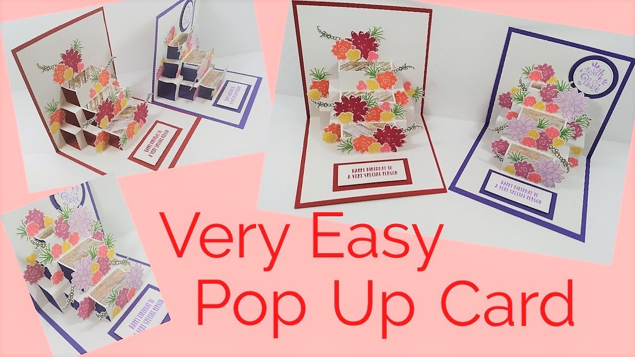 Pop Up Card - Flower | Video Tutorial