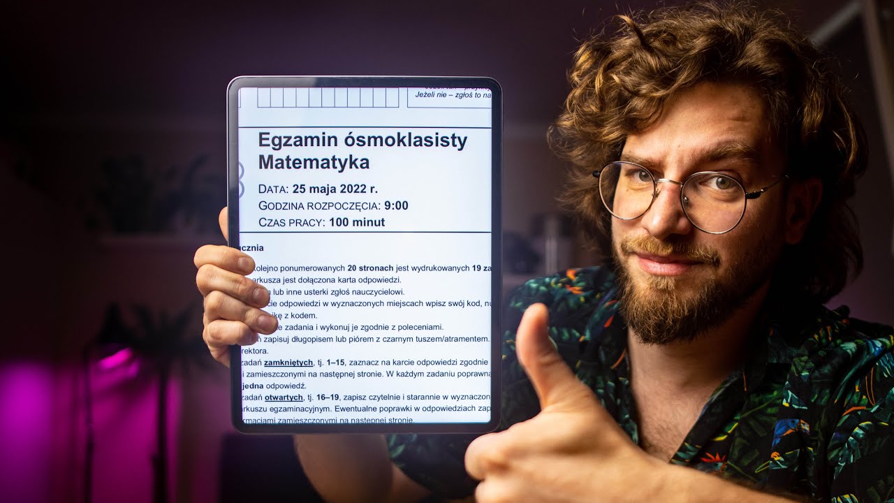 📝Rozwiązania NAJPROSTSZEGO egzaminu ósmoklasisty z matematyki (CKE 2022 maj)