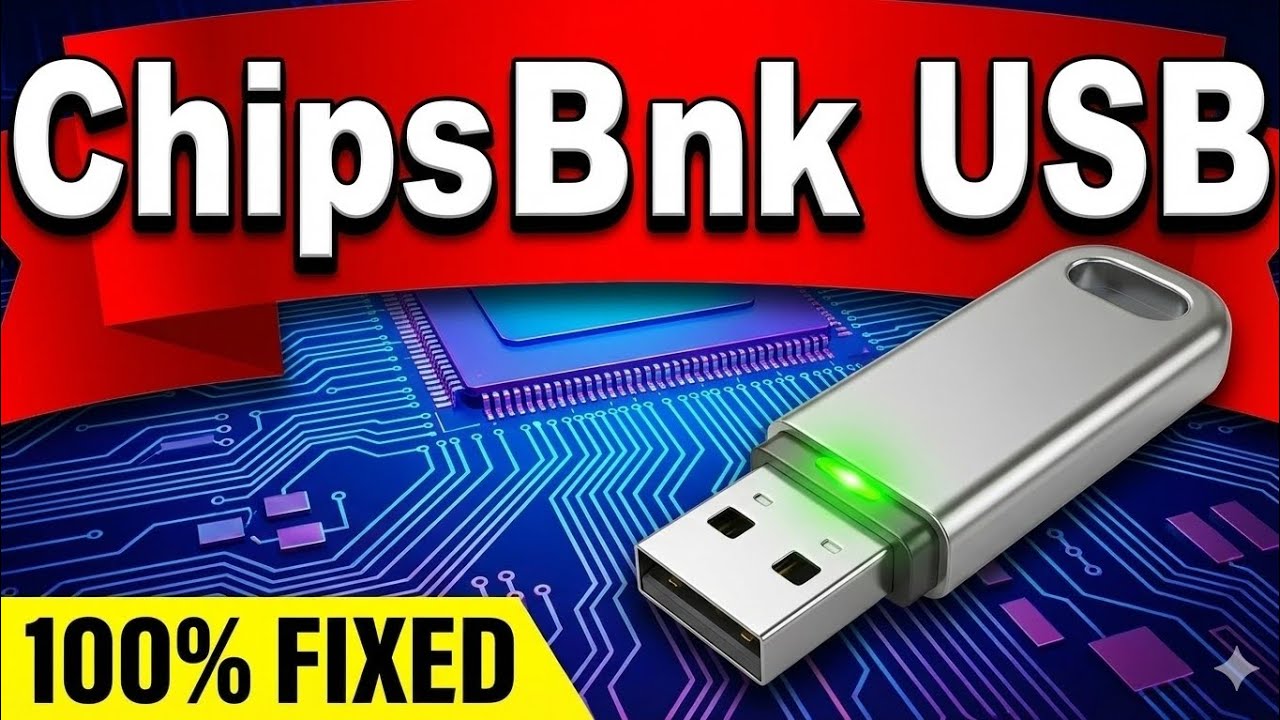 How to Repair ChipsBnk USB Free at Home | How to Fix USB Flash Drive Free