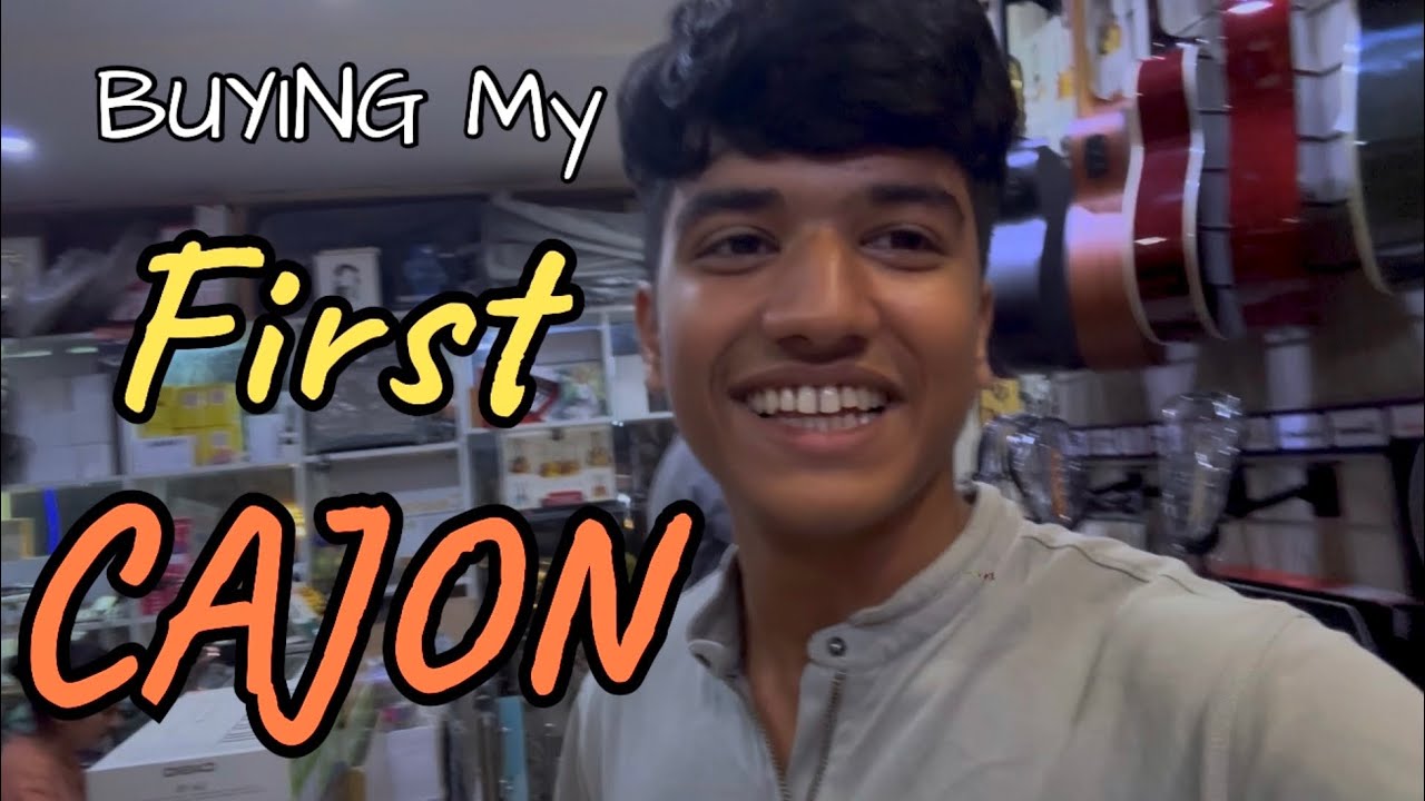 Buying My First Cajon/Unboxing🥁 | A New Musical Journey Begins 