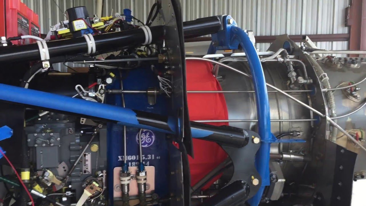 GE H80 Turboprop Engine Run On The New Venom