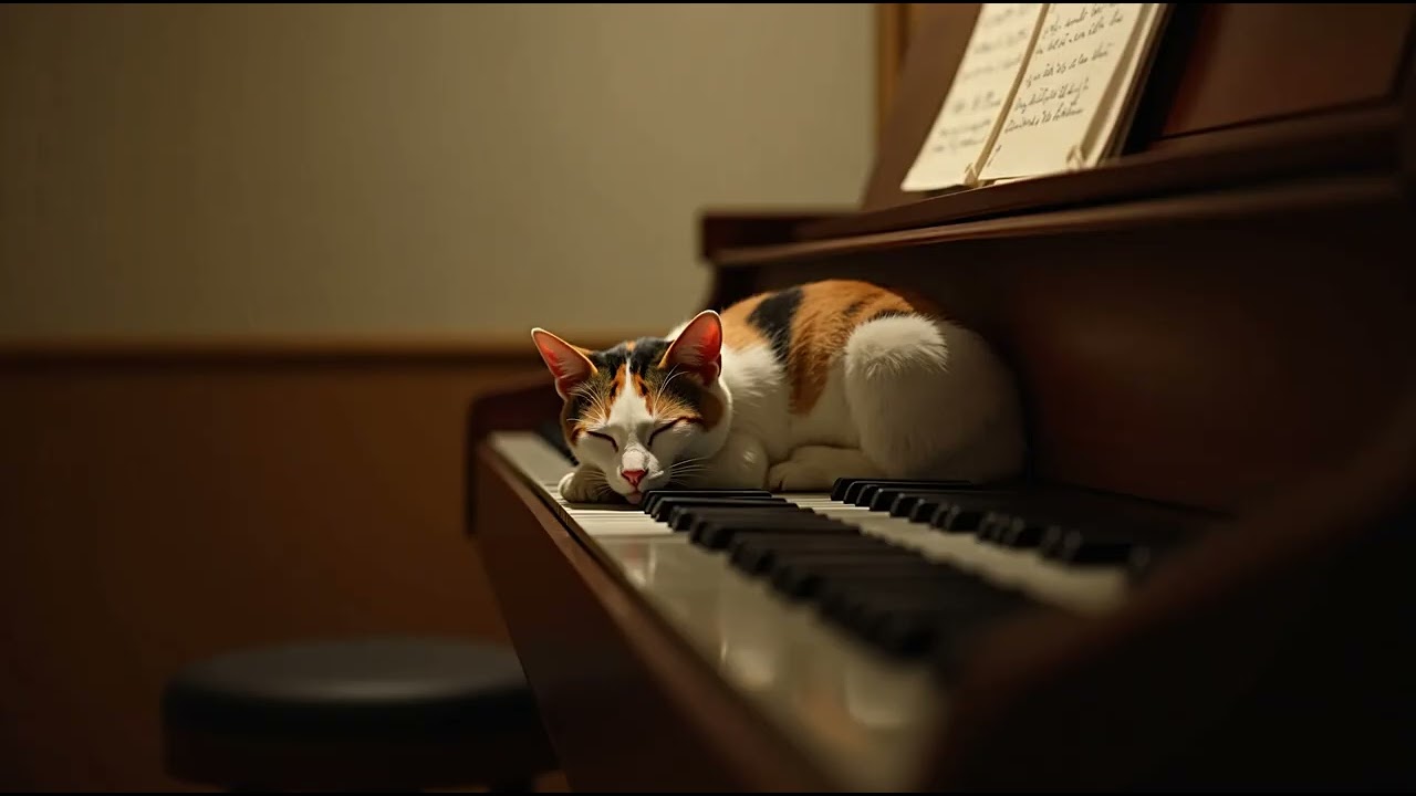 Serenity of the Dusk - Relaxation 🐱❄️ 3 Min Relaxation