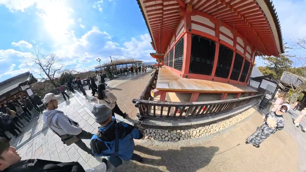 Kiyomizu-dera #insta360x5 #tourist #japan #kyoto
