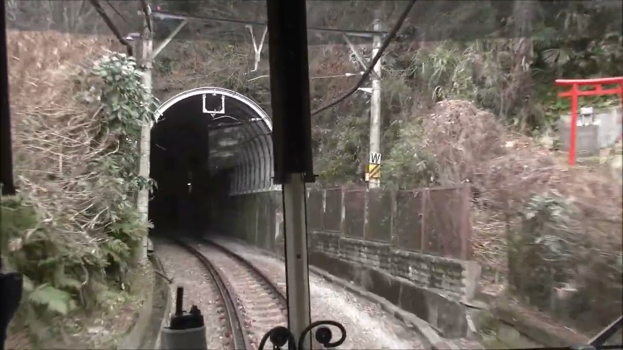 【4K前面展望】江ノ電1000形(吊り掛け駆動)　鎌倉→藤沢