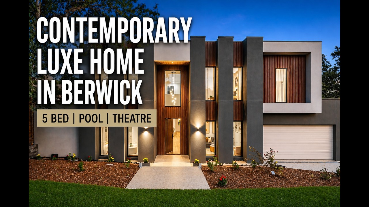 Luxury 5 Bedroom Contemporary Home with Pool | Berwick Knockdown Rebuild