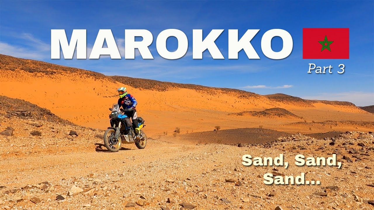 Marokko Motorradreise (Teil 3) Offroad durch die Sahara von Merzouga nach Zagora | Yamaha Tenere 700
