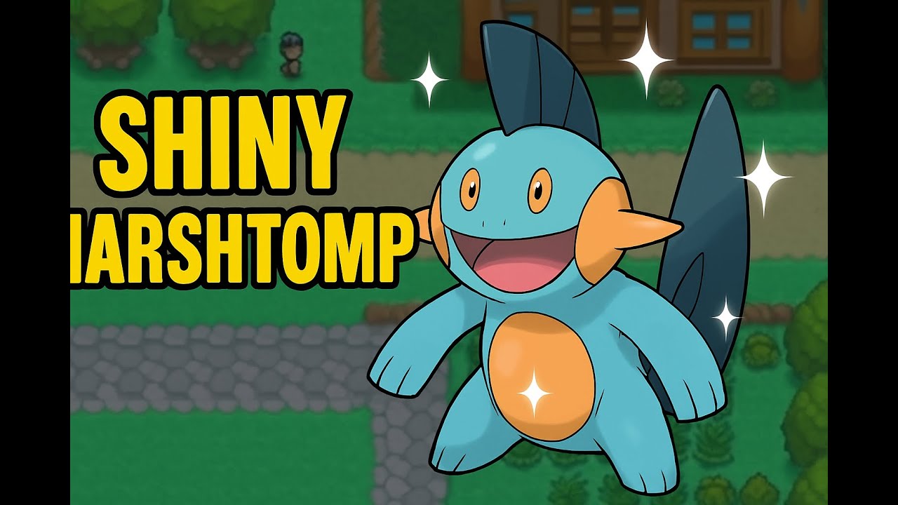 Shiny Marshtomp after 43944 Encounters PokeMMO
