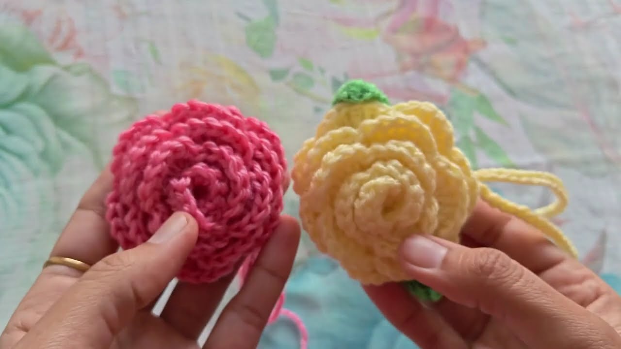 Crochet Car Flower Charm 🌸 | Easy DIY Car Hanging #shorts