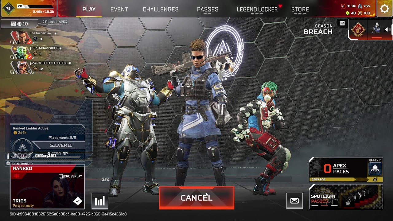 (Apex) 20 bomb try