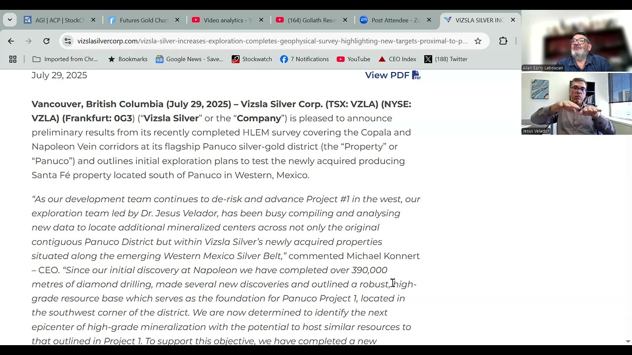 Vizsla Silver Has Exceptional Silver Mine Development Story And Also Getting Busy With Truth Machine