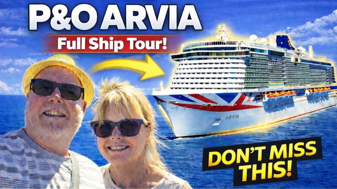 Экскурсия по кораблю P&O ARVIA: осмотр каждой палубы! (Честный обзор 2026 года)