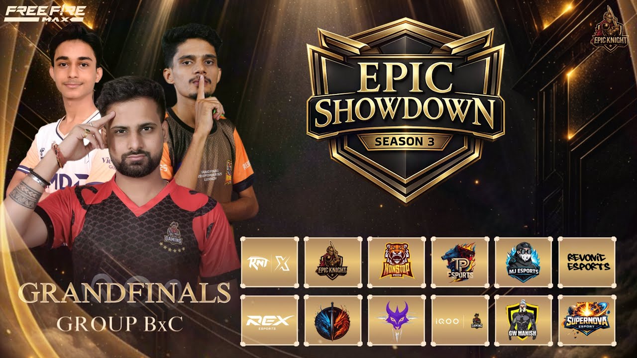 EPICSHOWDOWN S3 | GRAND FINAL | GRAND FINAL DAY 2 FT - #ng​​ #rntx​​ #tg #rex #gwmanish