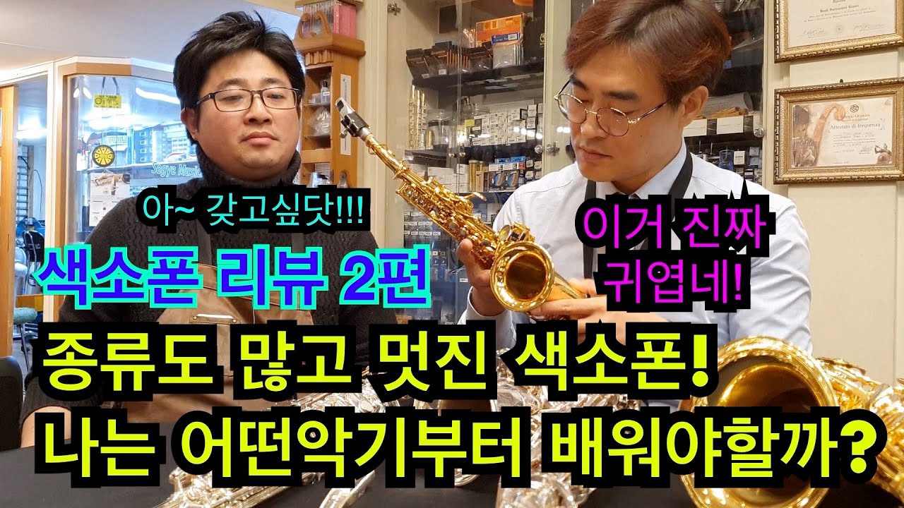 [류수현 색소폰 리뷰] 악기구매 중요팁!!!(How to Buy a Saxophone tips)