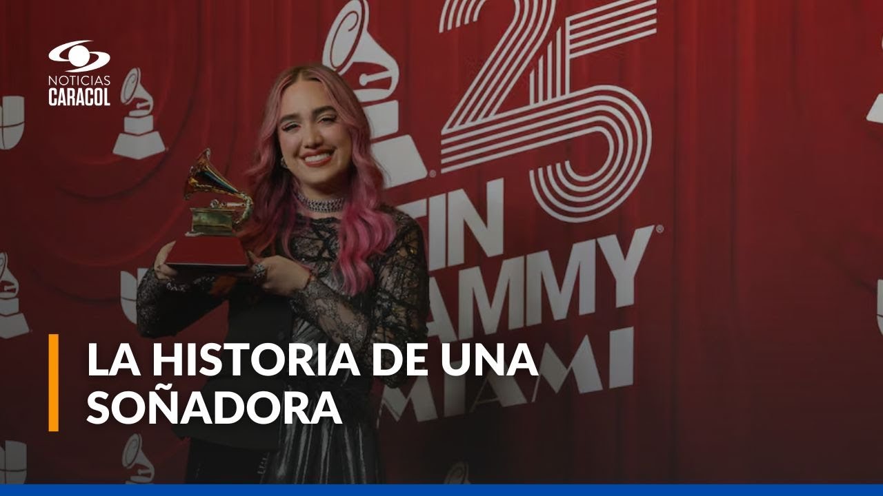 Ela Taubert, colombiana que cantó junto a Joe Jonas en los Latin Grammy, se robó todas las miradas