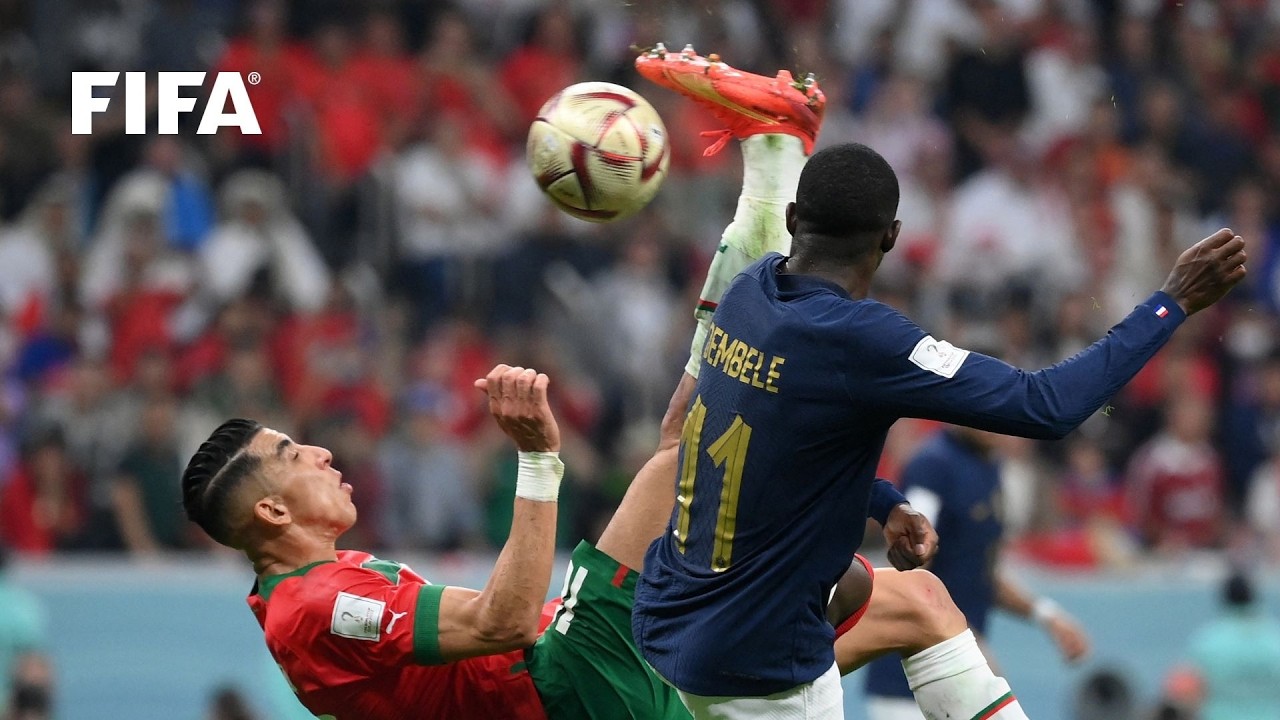 World Cup Rematch: France 2-0 Morocco | 2022 Semi-Final