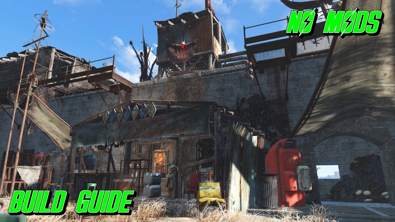 2 Raider shacks - 15 min build FALLOUT 4 (no mods)