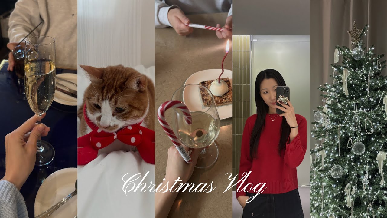 Christmas vlog. 사람 많이 만난 이번 크리스마스🥂