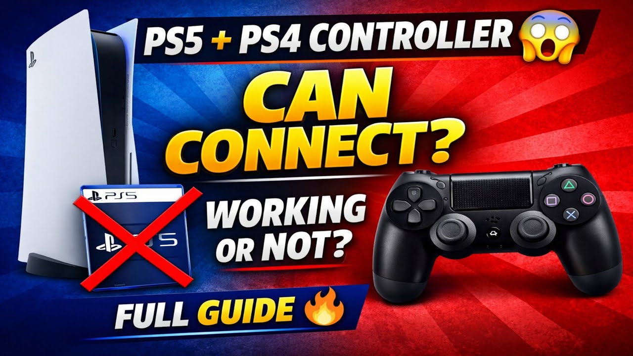 PS5 Console Can Connect PS4 Controller? Full Setup Guide Tamil | PS5 Tips
