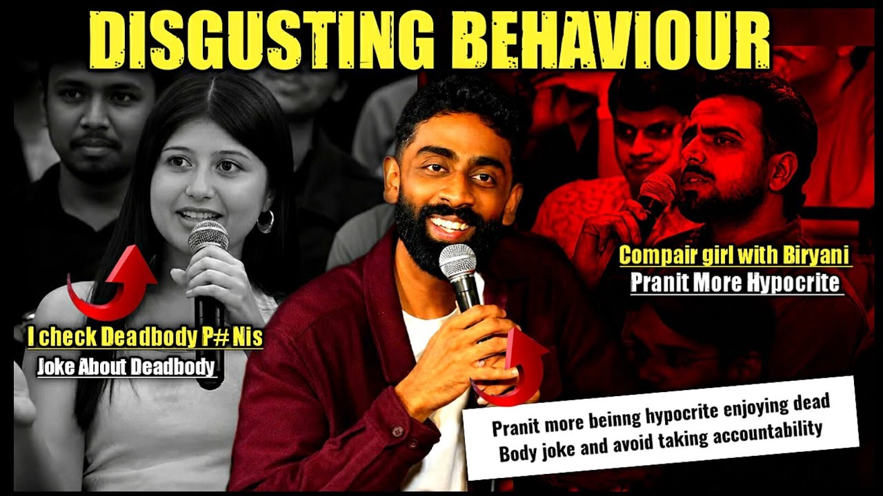 Pranit More Enjoyed Dead Body & R#PE Joke now Deactivated his Account