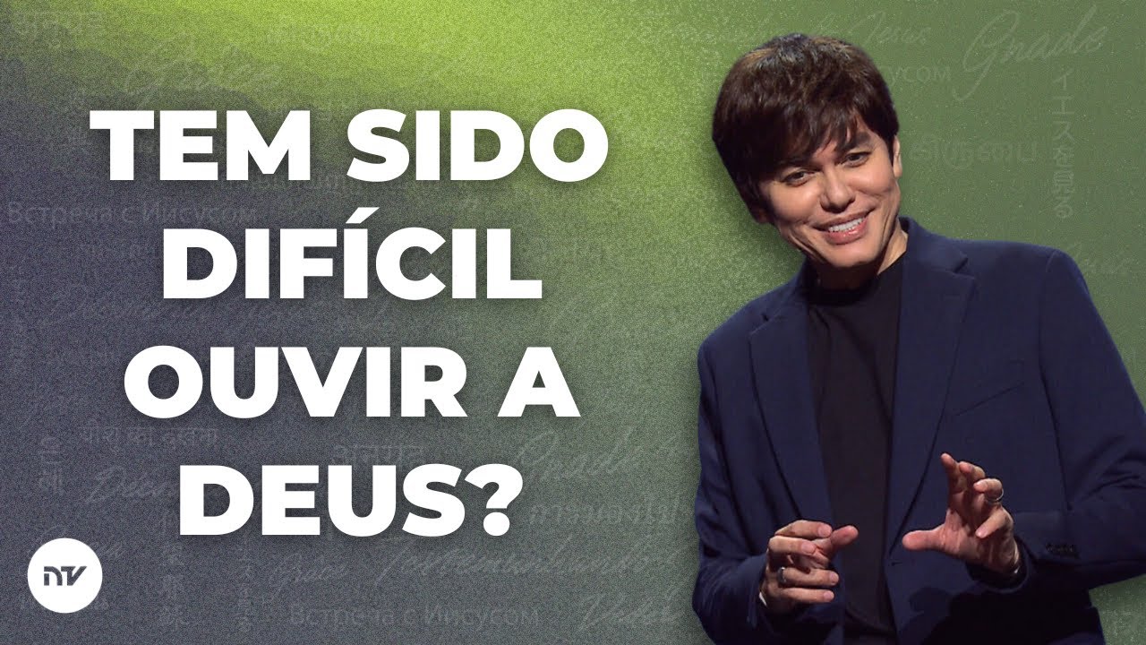 Como Ouvir A Voz De Deus | Joseph Prince | New Creation TV Português