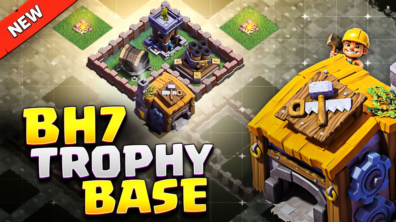 New BEST BH7 BASE of 2026 (Stage 1/2) ⚒️ INSANE Builder Hall 7 Base Link + Proof Replays