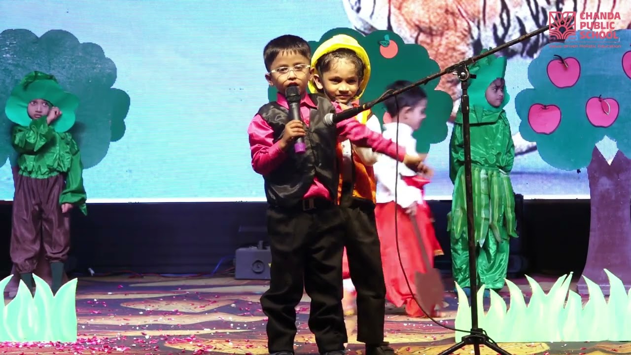 Skit on Jungle Story by LKG Students  of  Chanda Public School in Symphony 2025-26