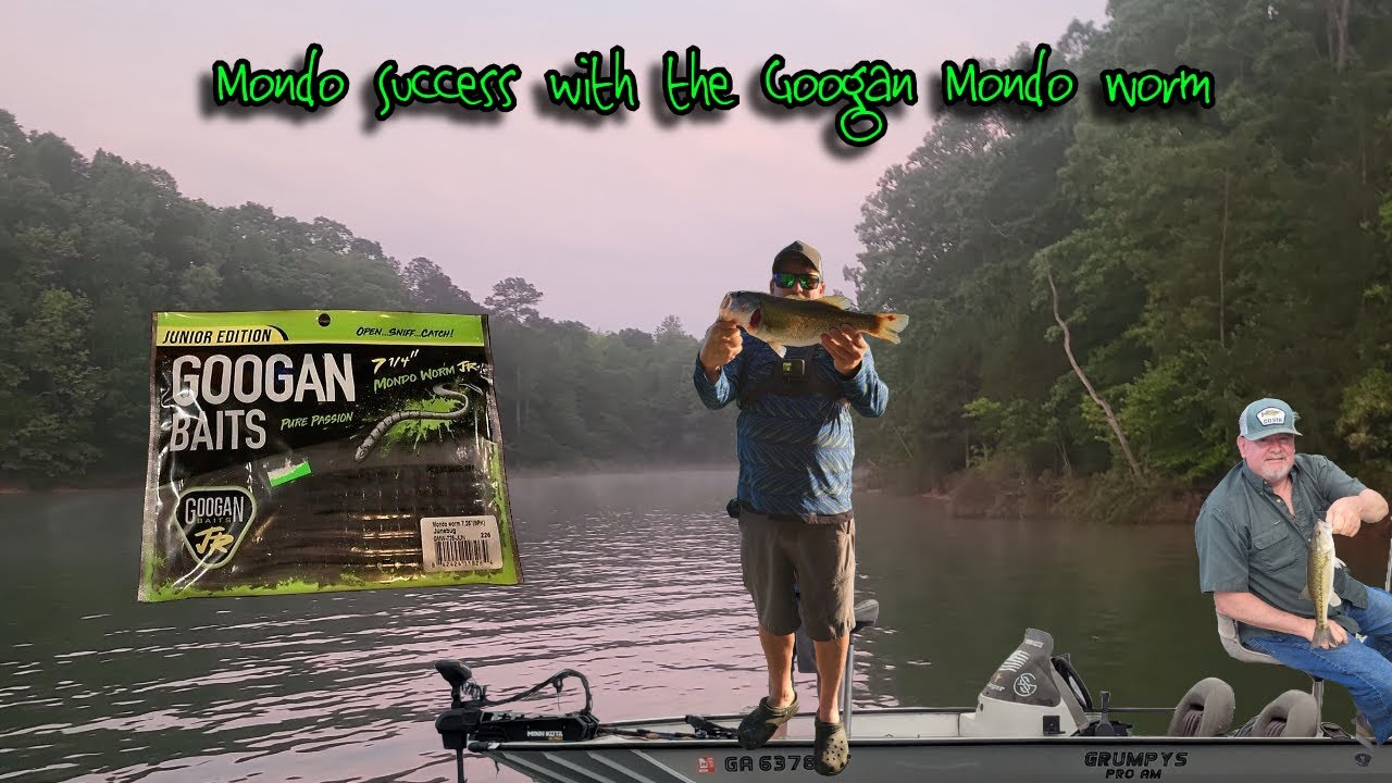 Mondo Success with the Googan Mondo worm jr #bassfishing #russelllake #googanbaits