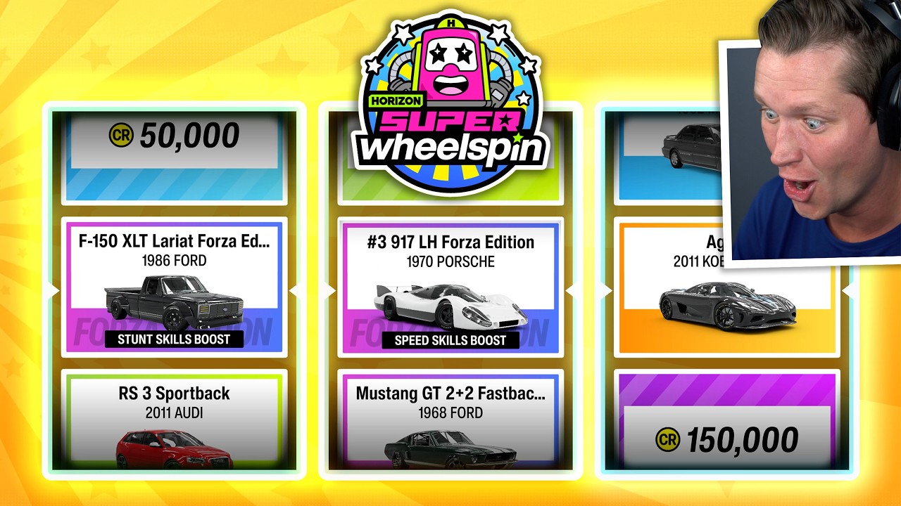 Forza Horizon 6 &mdash; Часть 8 &mdash; ОТКРЫВАЕМ 50 СУПЕР ВРАЩЕНИЙ КОЛЕСА УДАЧИ