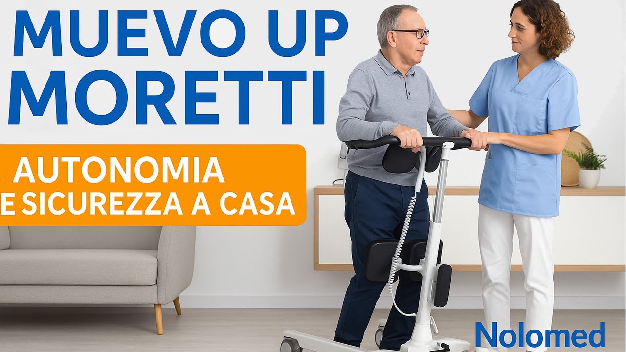 Verticalizzatore Muevo Up Moretti – autonomia, sicurezza e comfort nella riabilitazione a casa
