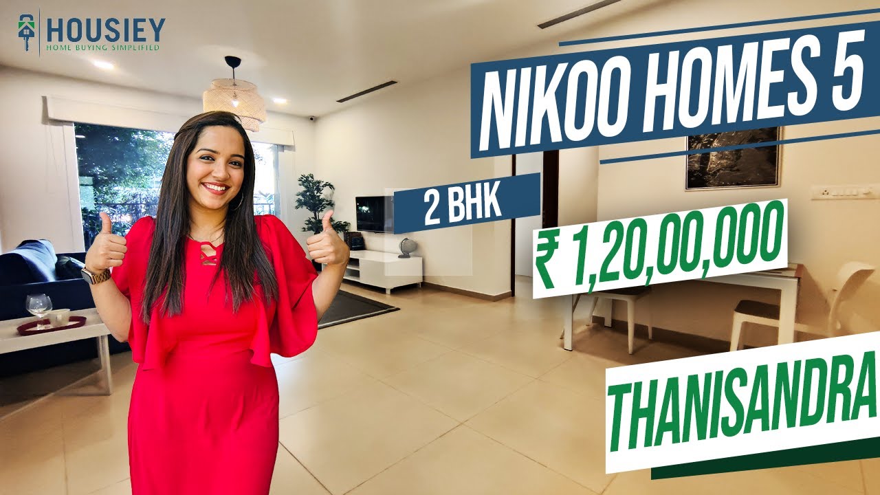 Bhartiya City Thanisandra Bangalore | 2 BHK Sample Flat Tour | Bhartiya City Nikoo Homes 5